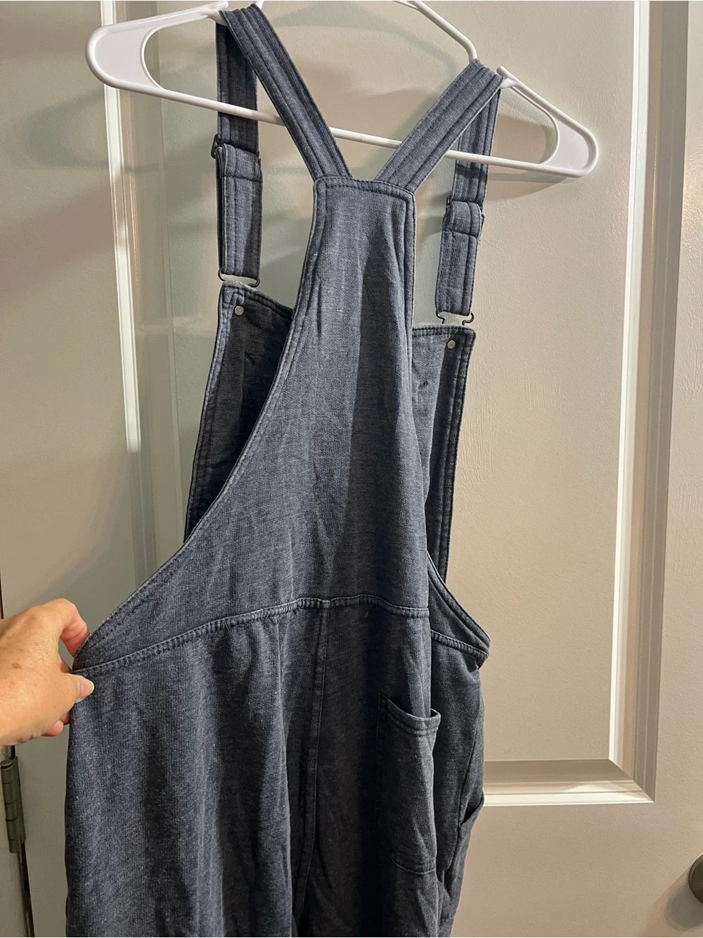 Casual Dark Gray Overalls - Picture 6 of 9